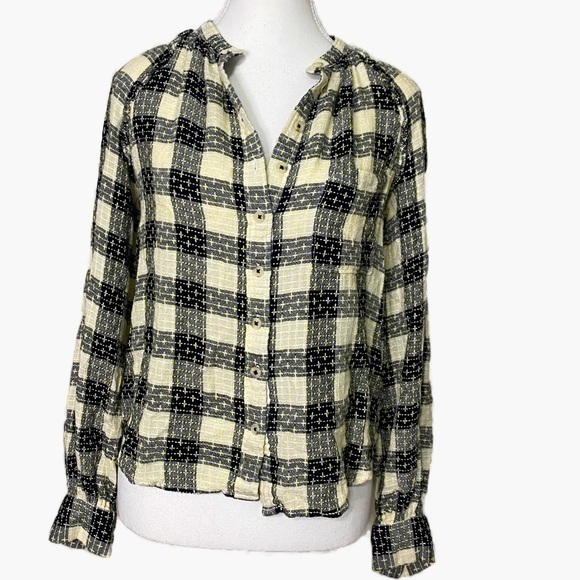 Anthropologie Tops - Pilcro Anthropologie Breezy Plaid Shirt